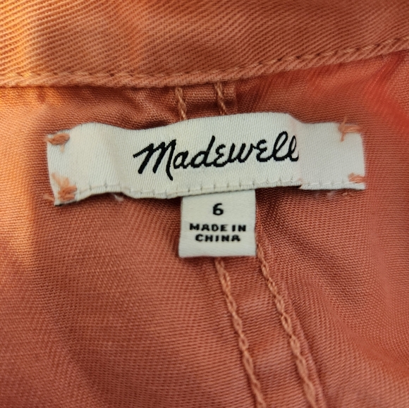 Madewell Wide-Leg Utility Jumpsuit 6 in Washed coral - Picture 11 of 11